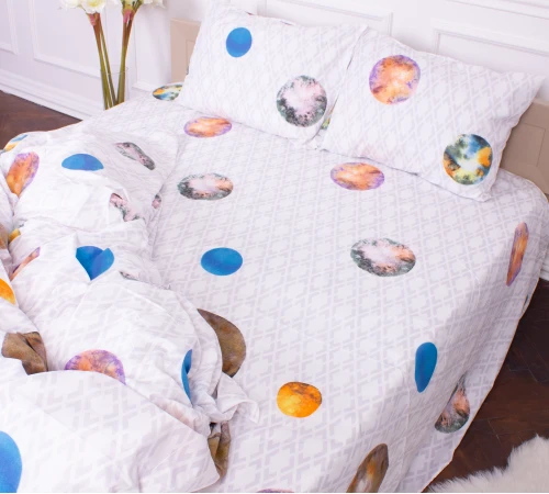 Комплект постельного белья Микрофибра принт 15-0207 Finland - 2