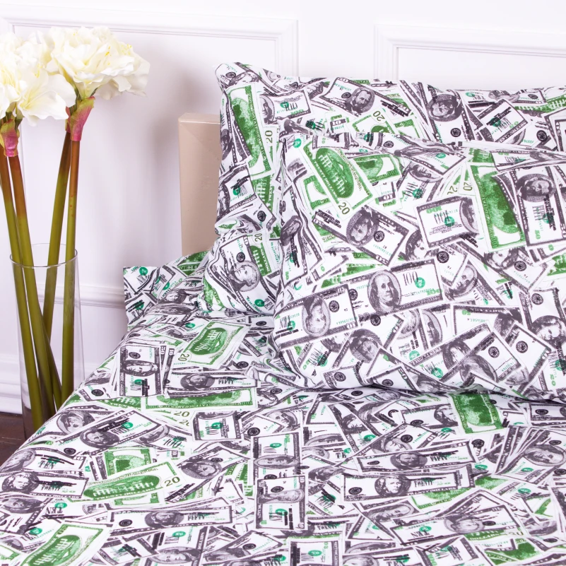 Комплект постельного белья Микрофибра принт 15-0214 Serbia  - 5