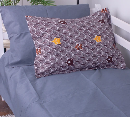 Наволочка Бязь Kids Time 17-0526 Fabulous forest grey