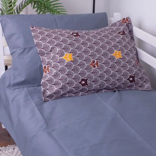 Наволочка Бязь Kids Time 17-0526 Fabulous forest grey