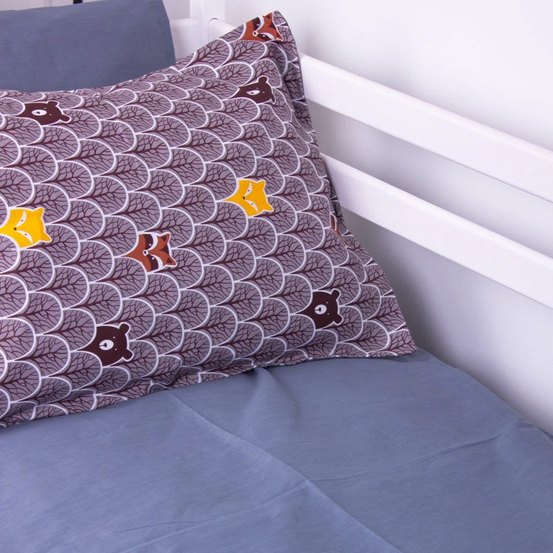 Комплект постільної білизни Бязь Kids Time 17-0526 Fabulous forest grey - 5