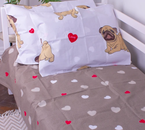 Простынь Бязь Kids Time 17-0566 Pug-dog - 2