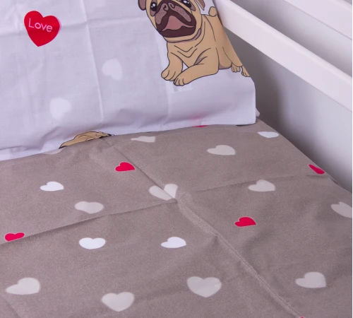 Простынь Бязь Kids Time 17-0566 Pug-dog