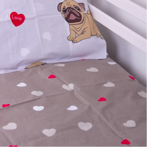 Простынь Бязь Kids Time 17-0566 Pug-dog