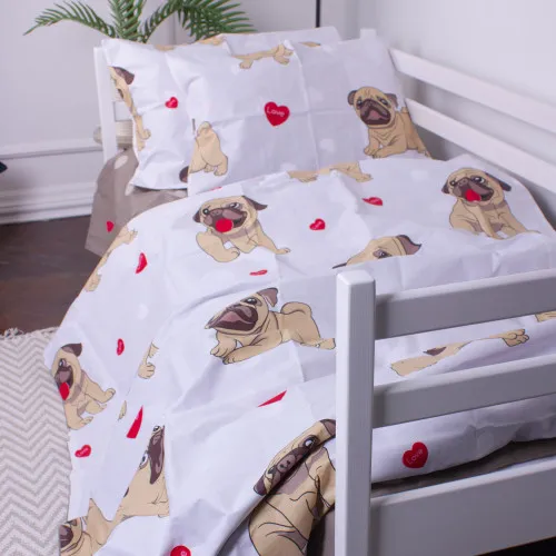 Підковдра Бязь Kids Time 17-0566 Pug-dog - 2