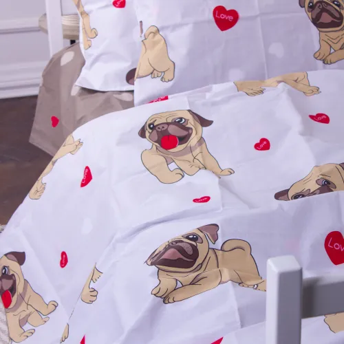 Підковдра Бязь Kids Time 17-0566 Pug-dog - 4