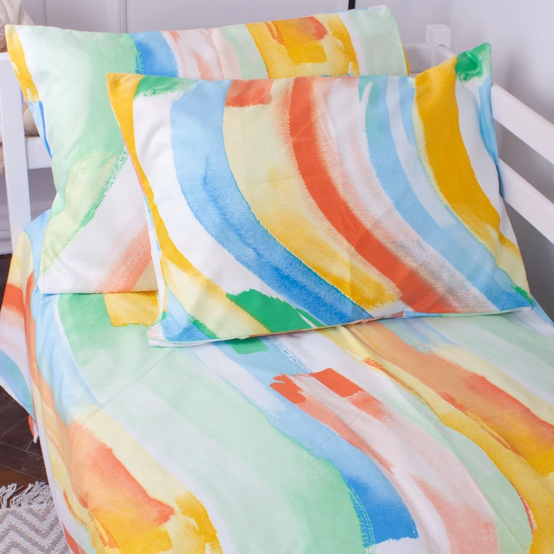 Простынь Бязь Kids Time 17-0577 Summer paint