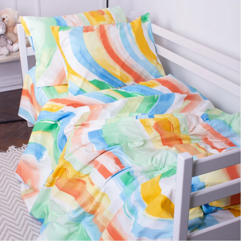 Комплект постільної білизни Бязь Kids Time 17-0577 Summer paint - 1