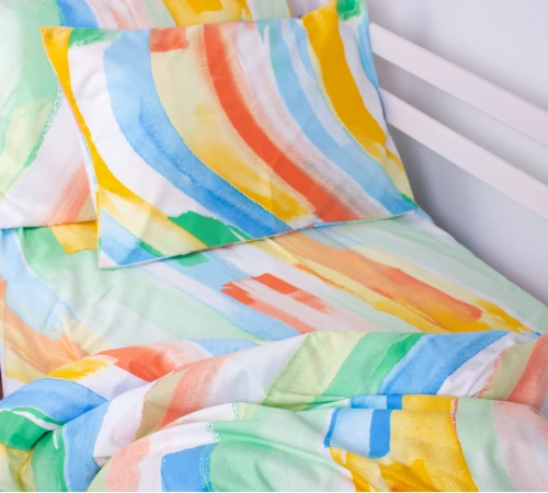 Простынь Бязь Kids Time 17-0577 Summer paint - 2