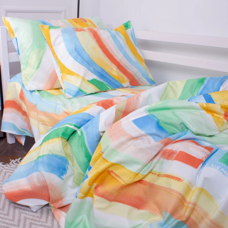 Комплект постільної білизни Бязь Kids Time 17-0577 Summer paint - 6