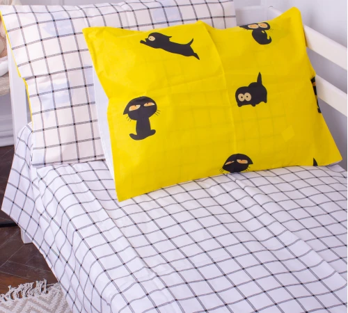 Простынь Бязь Kids Time 17-0572 Black Cat - 2