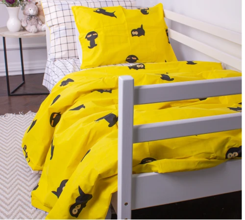 Комплект постільної білизни Бязь Kids Time 17-0572 Black Cat