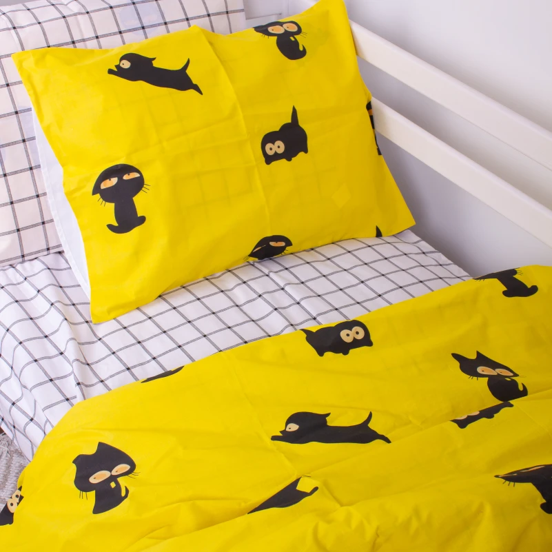 Простынь Бязь Kids Time 17-0572 Black Cat - 2