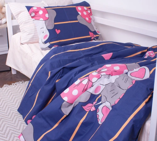 Комплект постільної білизни Бязь Kids Time 17-0539 Elephant - 2