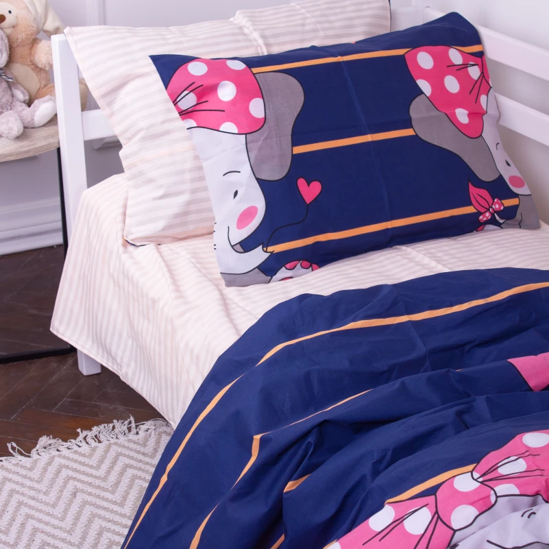 Простынь Бязь Kids Time 17-0539 Elephant - 2