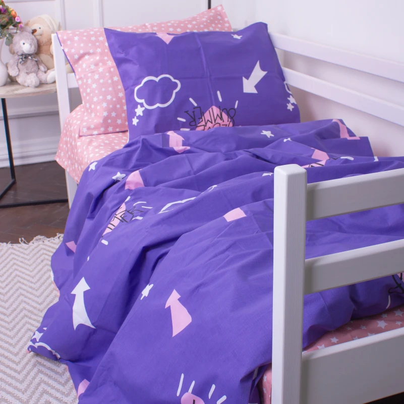 Комплект постільної білизни Бязь Kids Time №137 Nina 2