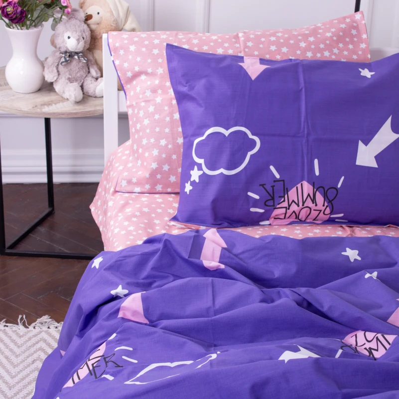 Комплект постільної білизни Бязь Kids Time №137 Nina 2 - 2