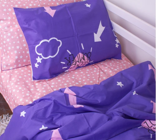 Наволочка Бязь Kids Time №137 Nina 2 - 2