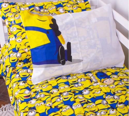 Простынь Бязь Kids Time 17-0506 Minions - 2