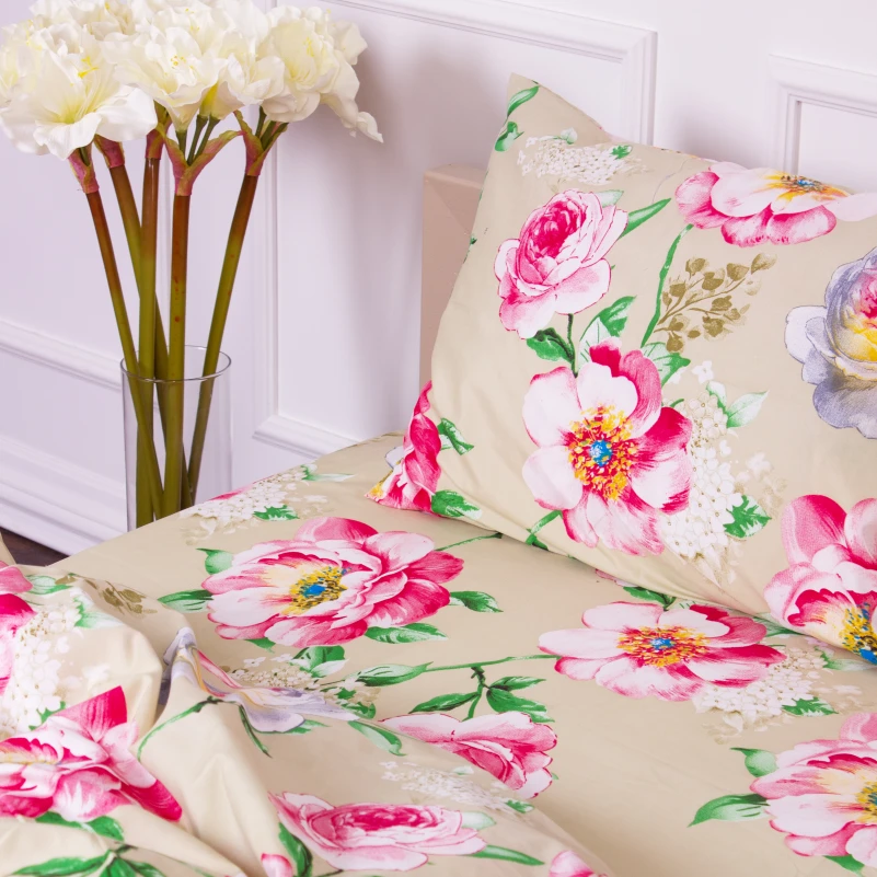 Комплект постельного белья Микрофибра принт 15-0591 Infinity  - 1