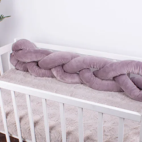 Велюровая коса Kids Time 28-0005 Ashen Velvet