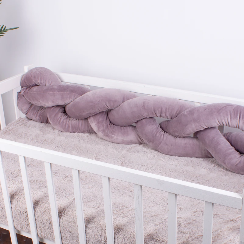 Велюровая коса Kids Time 28-0005 Ashen Velvet