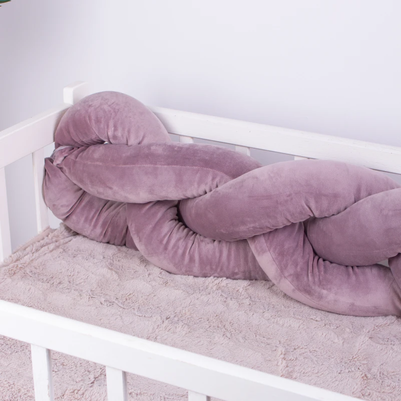 Велюровая коса Kids Time 28-0005 Ashen Velvet - 1