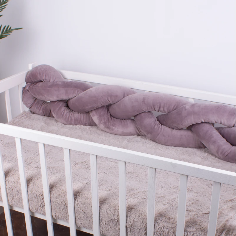 Велюровая коса Kids Time 28-0005 Ashen Velvet - 2