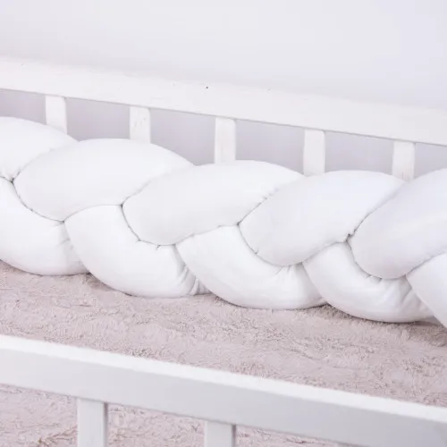Велюрова коса Kids Time 28-0001 White Velvet - 2