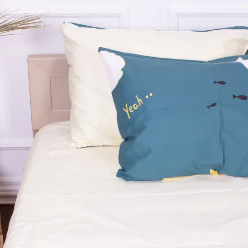 Наволочка Сатин 22-1219 Whale