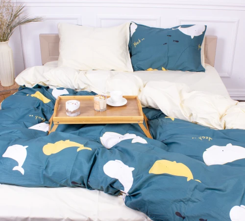 Комплект постельного белья Сатин 22-1219 Whale