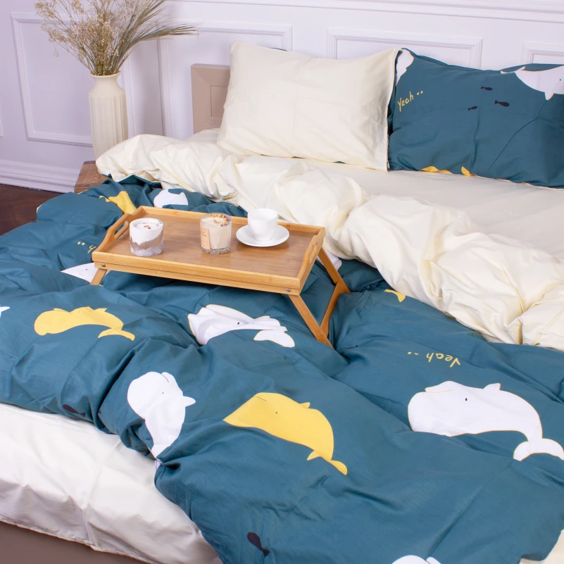 Наволочка Сатин 22-1219 Whale - 3