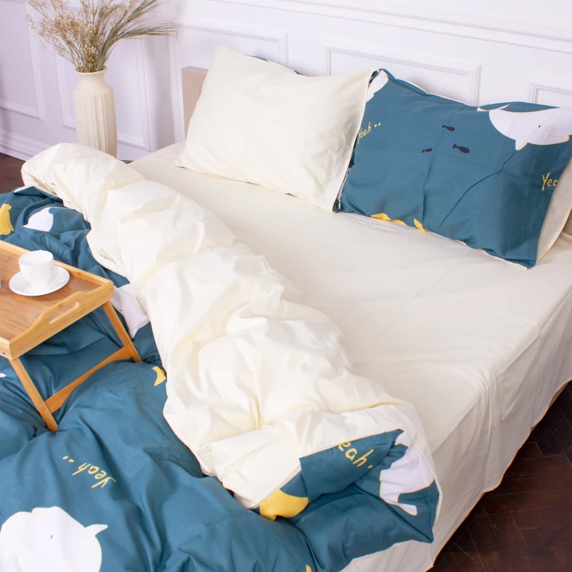 Наволочка Сатин 22-1219 Whale - 1