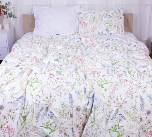 Комплект постельного белья Сатин 22-1352 Language of flowers
