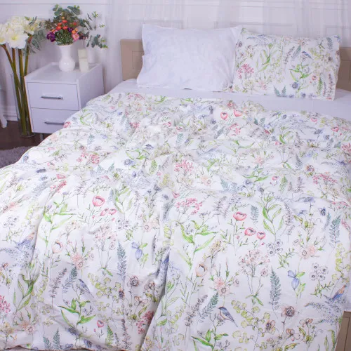 Комплект постільної білизни Сатин 22-1352 Language of flowers - 2
