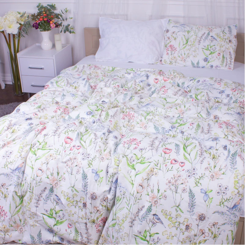 Комплект постельного белья Сатин 22-1352 Language of flowers - 1
