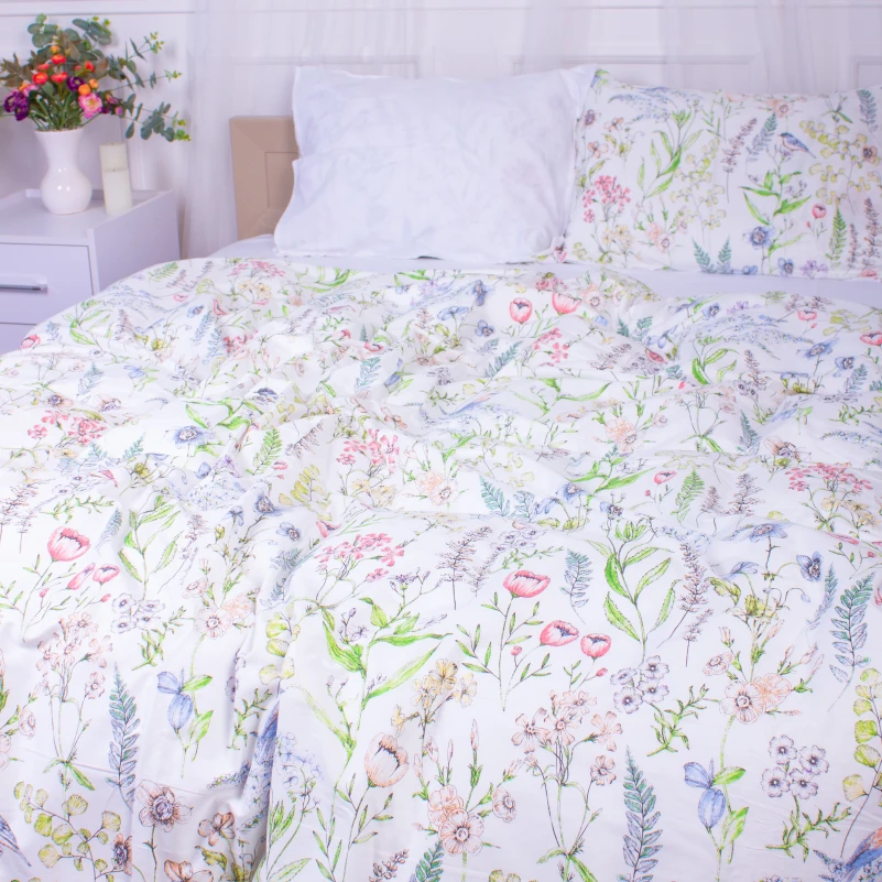 Комплект постельного белья Сатин 22-1352 Language of flowers - 2