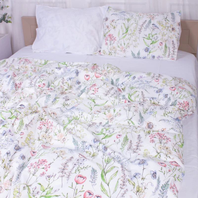 Комплект постельного белья Сатин 22-1352 Language of flowers - 3