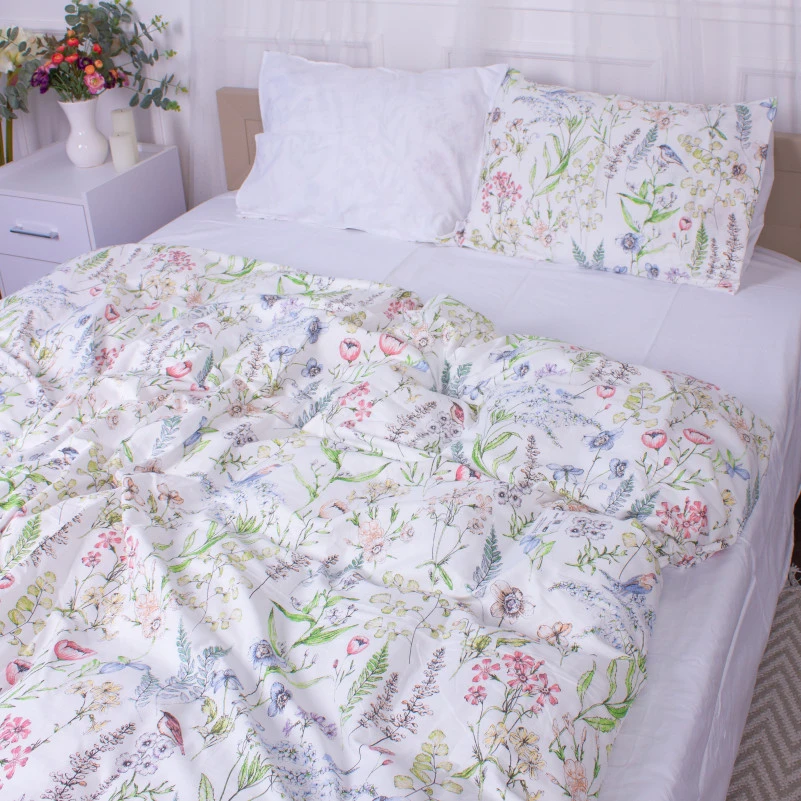 Комплект постельного белья Сатин 22-1352 Language of flowers - 4
