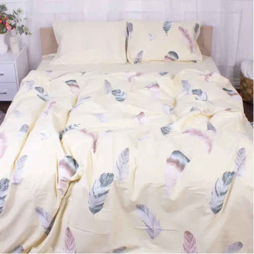Комплект постільної білизни Сатин 22-1351 Feathers