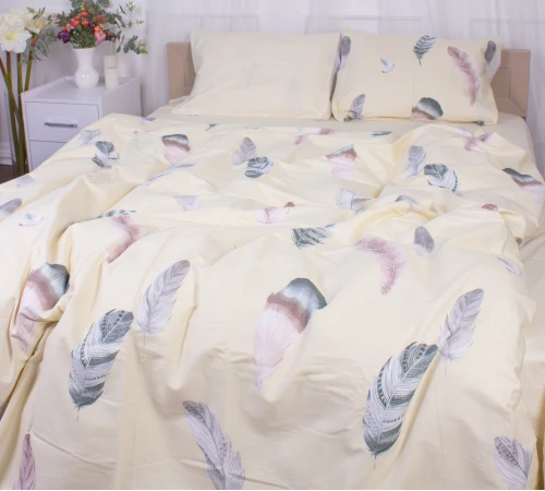 Комплект постельного белья Сатин 22-1351 Feathers - 2