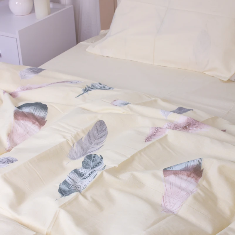 Комплект постельного белья Сатин 22-1351 Feathers - 4