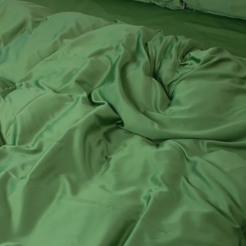 Комплект постельного белья Искусственный шелк 23-0010 Salad