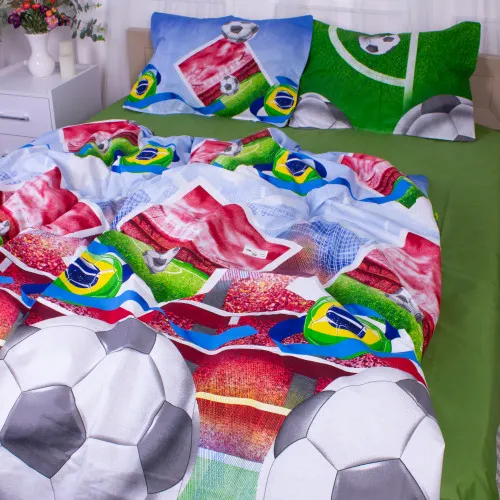 Простынь Бязь 17-0587 Football - 2