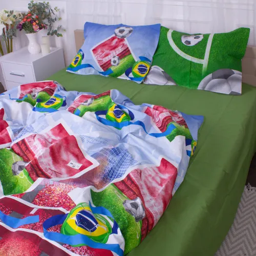 Простынь Бязь 17-0587 Football