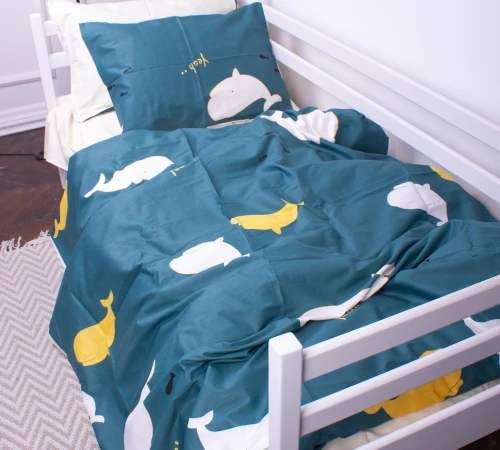 Пододеяльник Сатин Kids Time 22-1219 Whale
