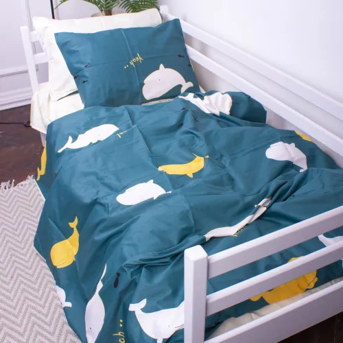 Підковдра Сатин Kids Time 22-1219 Whale