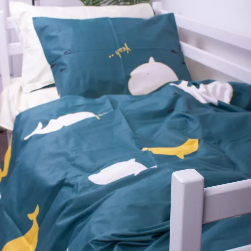 Комплект постельного белья Сатин Kids Time 22-1219 Whale - 2