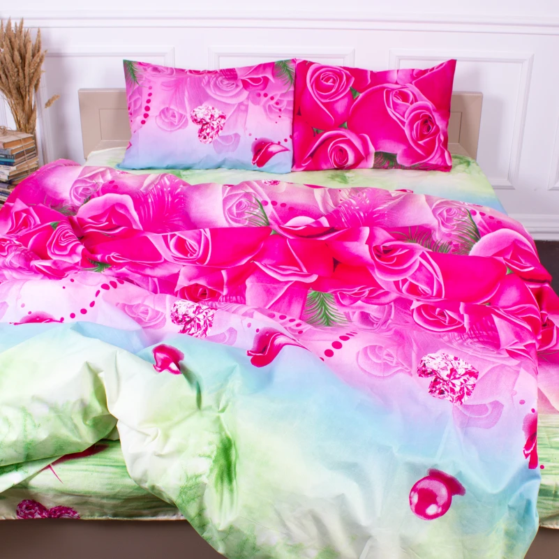 Комплект постельного белья Микрофибра принт 15-0148 Clarinet