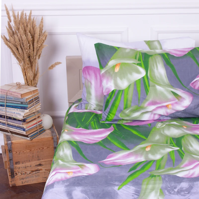 Комплект постельного белья Микрофибра принт 15-0049 Hong Kong - 2